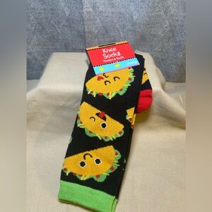BRAND NEW Knee High Taco Socks